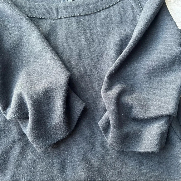 Bruuns Bazaar Black Wool Blend A Line Dress Made in Poland - Picture 9 of 16